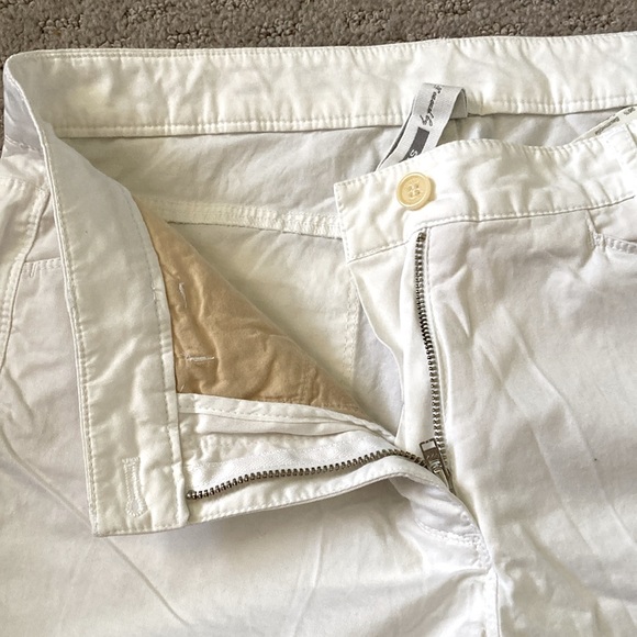 🔴 ST. EMILE white designer trousers, size US 6. - Picture 3 of 7